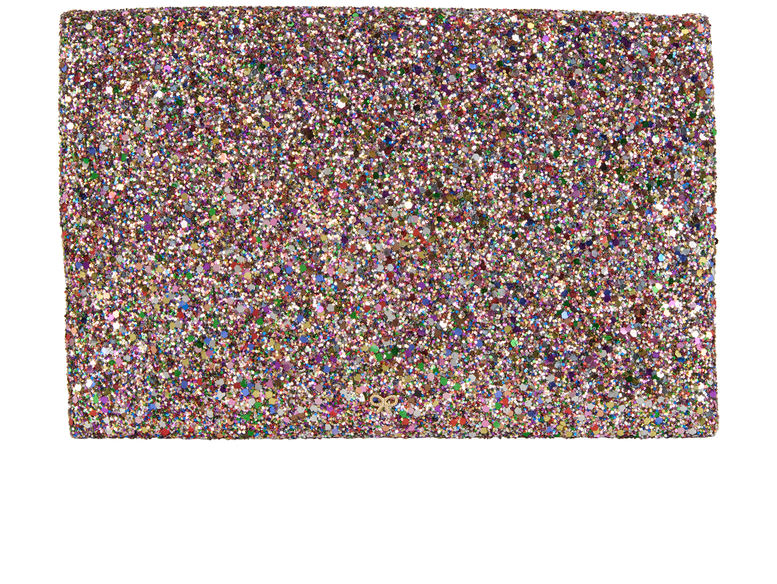 Glitter Clutch, &pound;110, Handbags, Pink, Leather, Back view